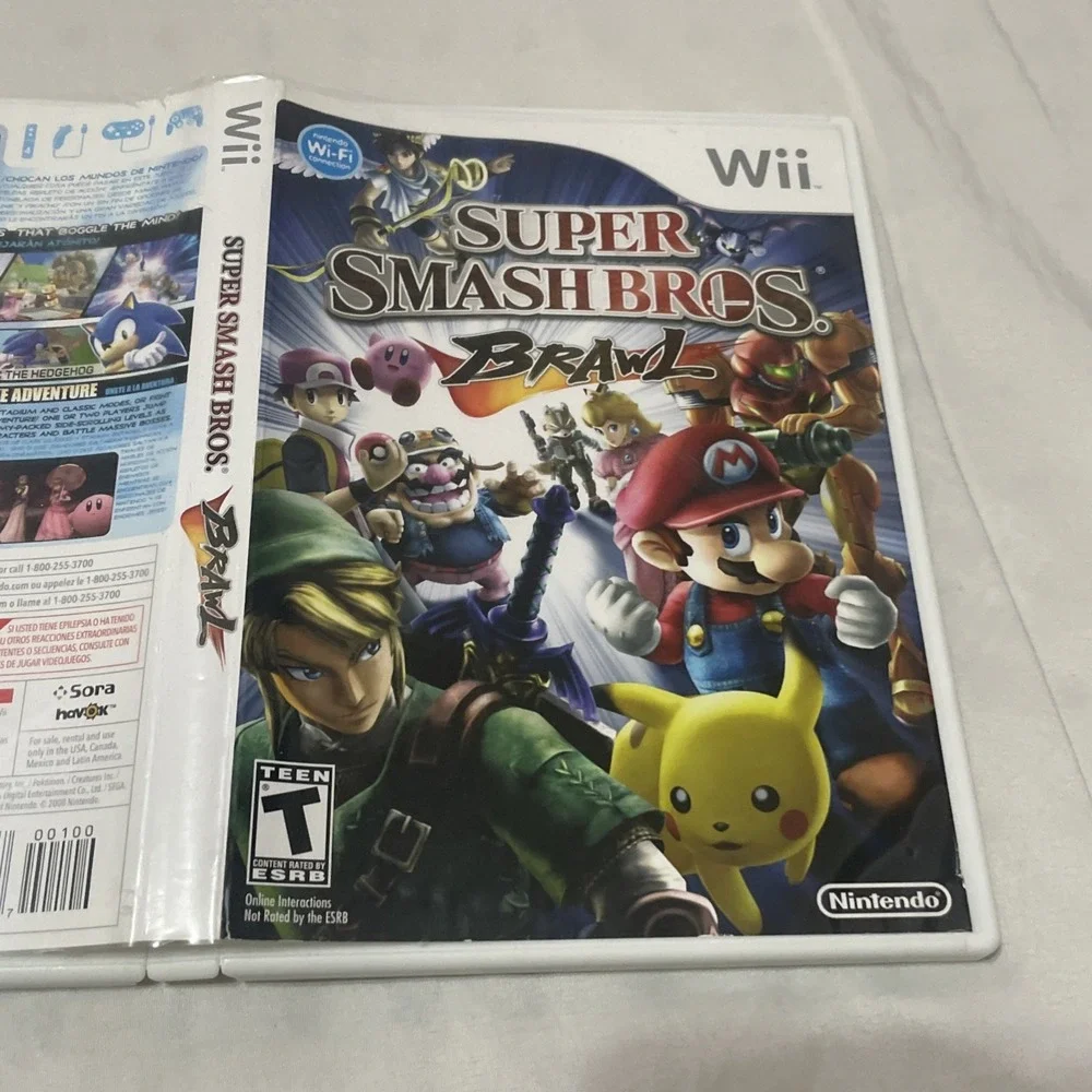 Super Smash Bros. Brawl Nintendo Wii Complete W/ Manual CIB